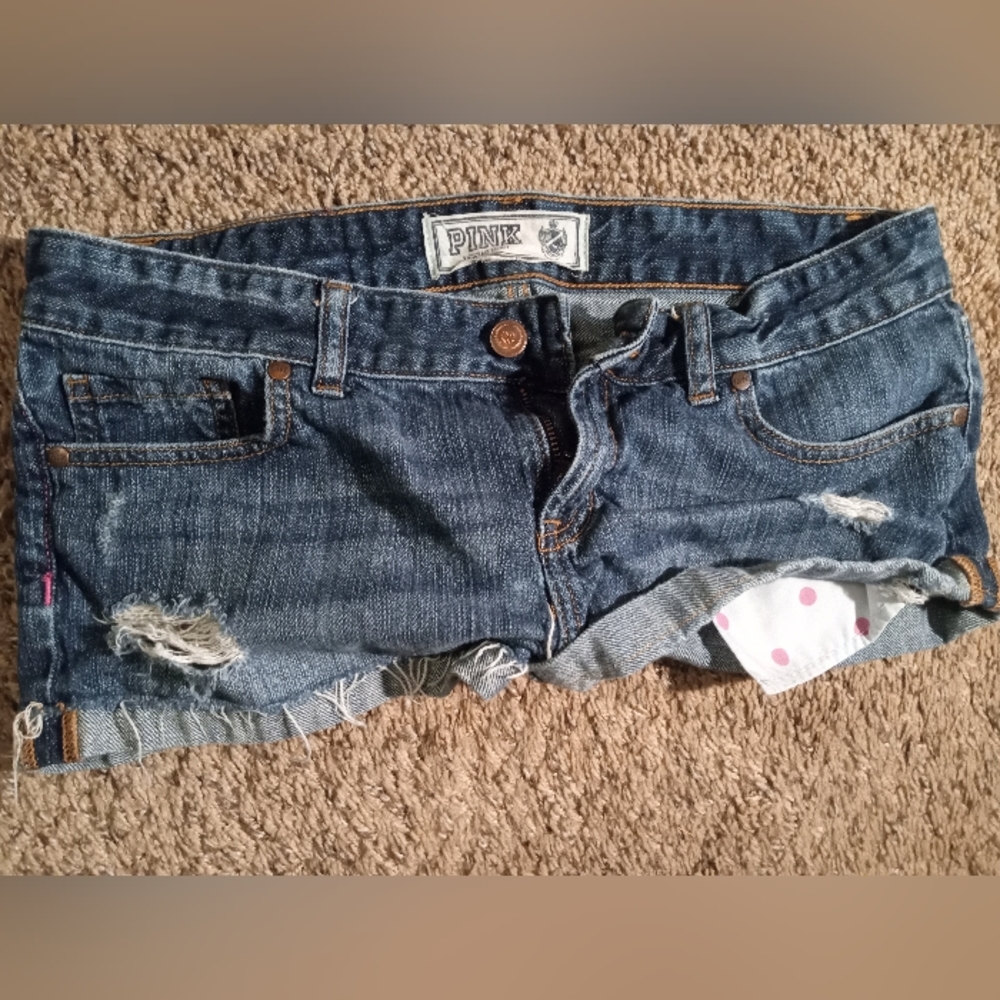 Victoria's Secret PINK (size 6) denim shorts